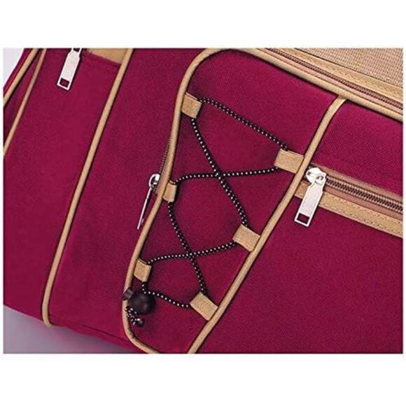 Travel Duffle Bags 26" Red Gold - Picture 7 of 7